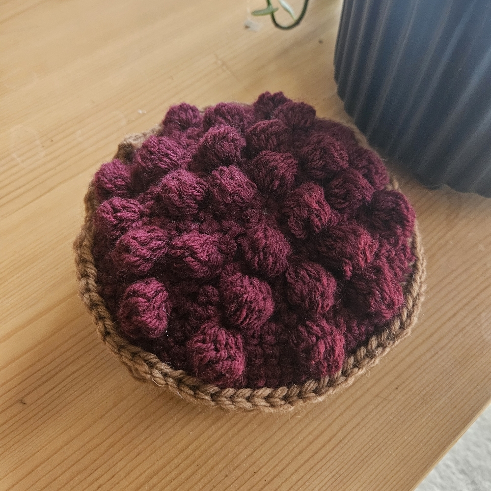 Crochet Cherry Pie